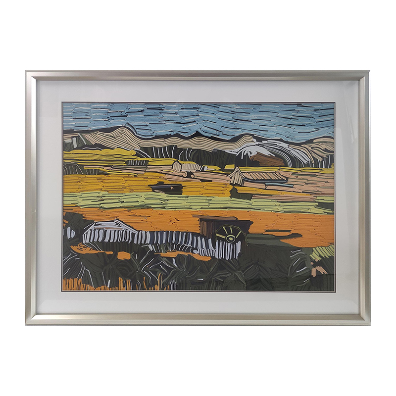 Three-dimensional paper art VIII