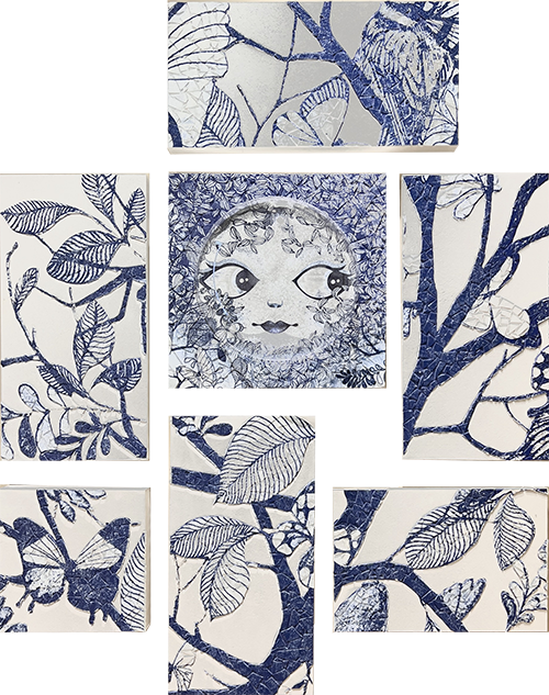 Painted porcelain