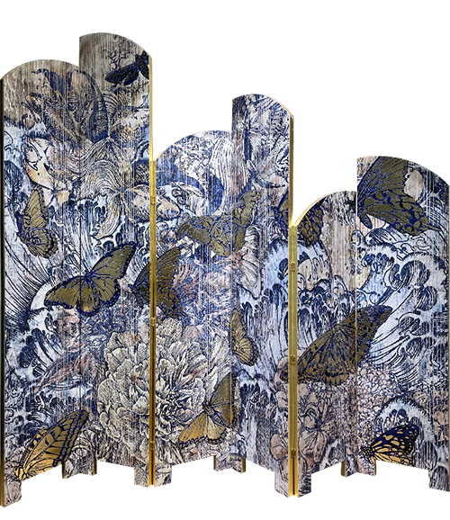 Butterflies Flying Over the Ocean