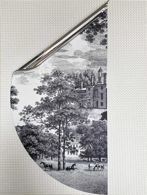 Three-dimensional iron art