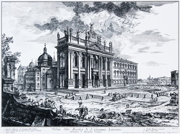 Veduta Della Basilica Di S. Giovanni Laterano